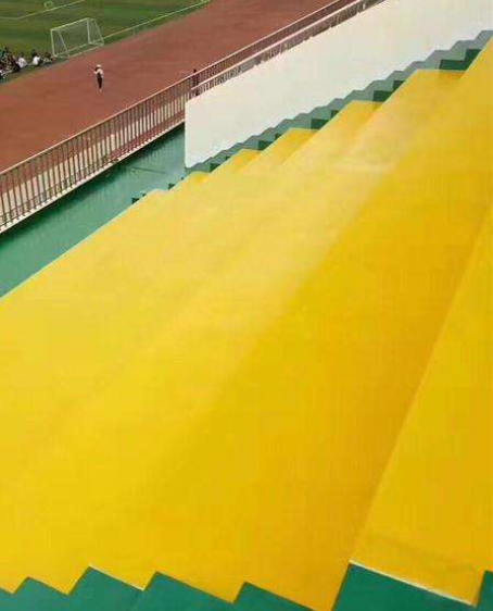 白水球场台阶翻新修补改造